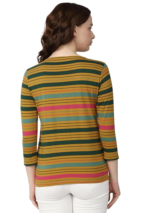 Van Heusen Women's Cotton Regular Fit T-Shirt 2