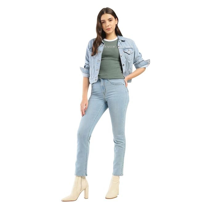 Levi's Women's High Rise 724 Slim Straight Fit Jeans