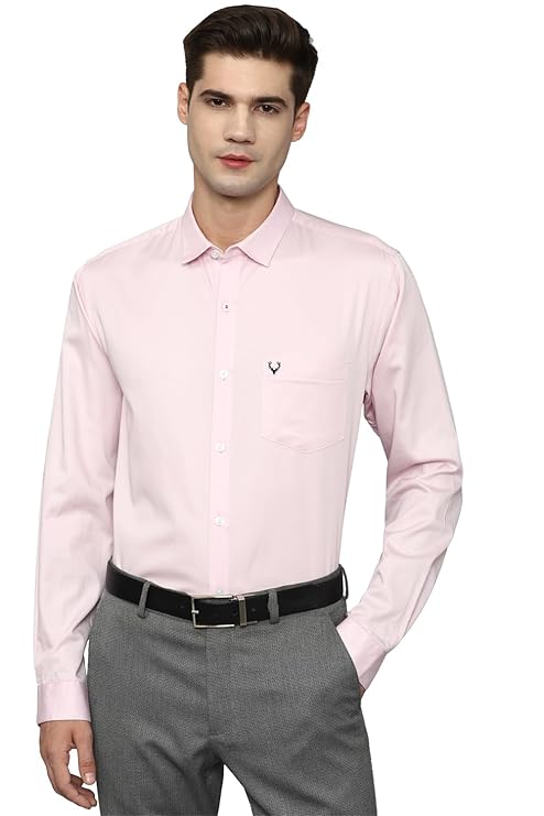 Allen Solly Men Cotton Solid Regular Fit Shirt