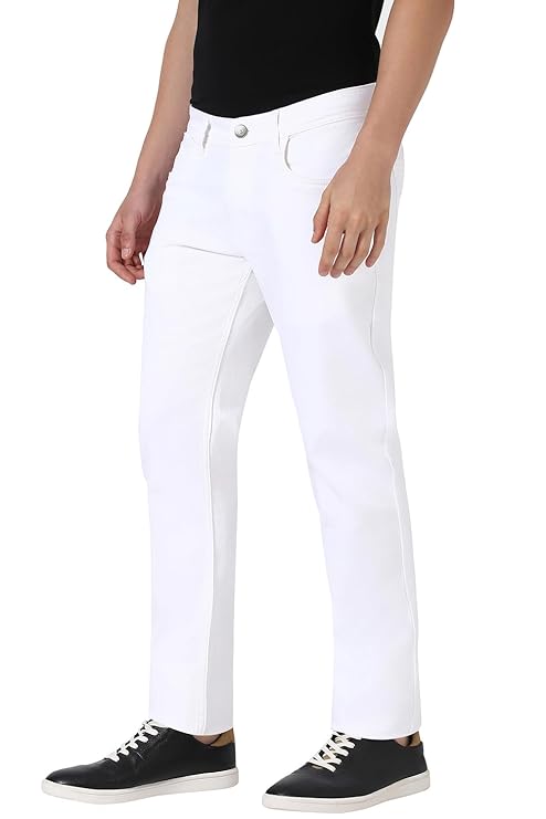 Peter England Men's Mid Rise Slim Jeans 2