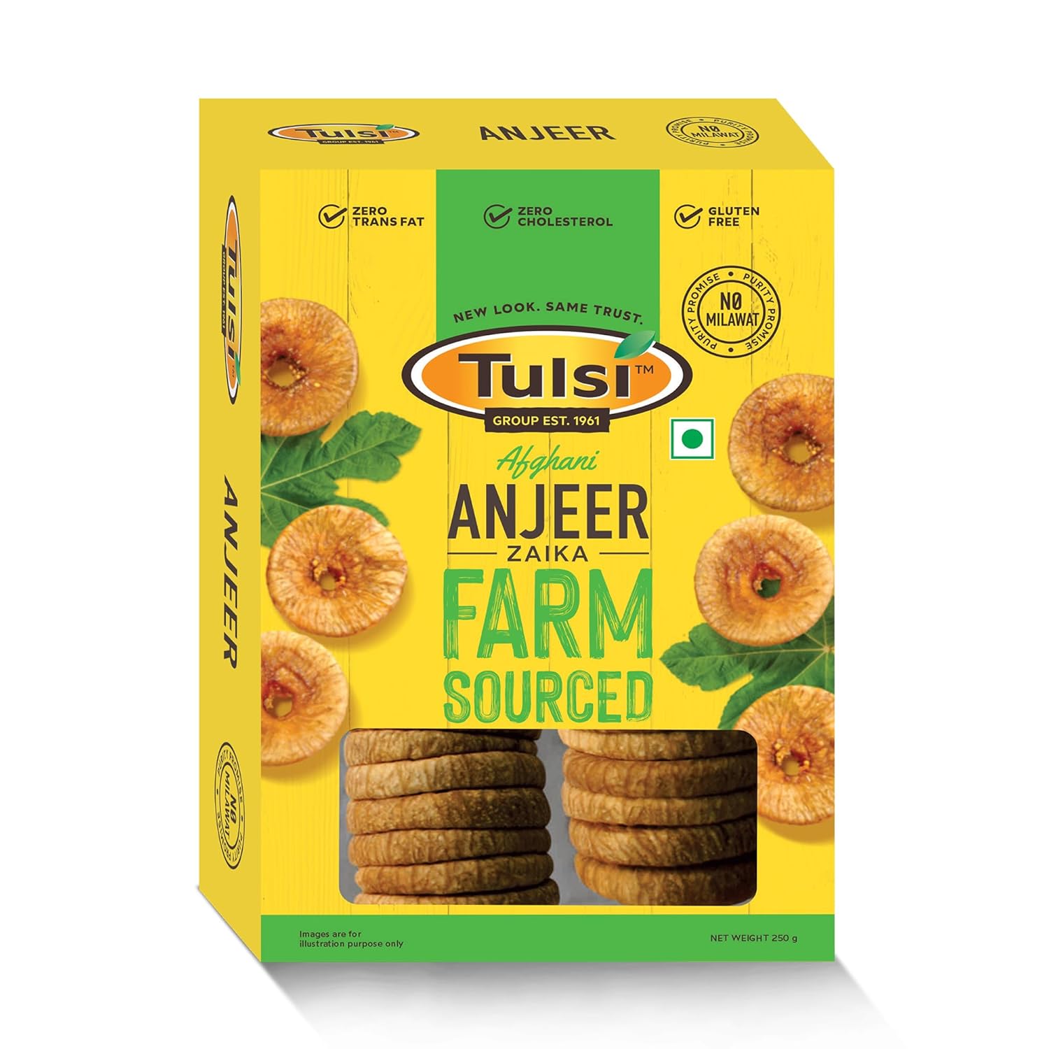 Tulsi Dry Figs Dried Anjeer Zaika 500 gms