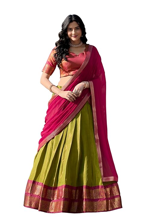 LooknBook Art Women's Georgette With Floral Print Lehenga Choli Set