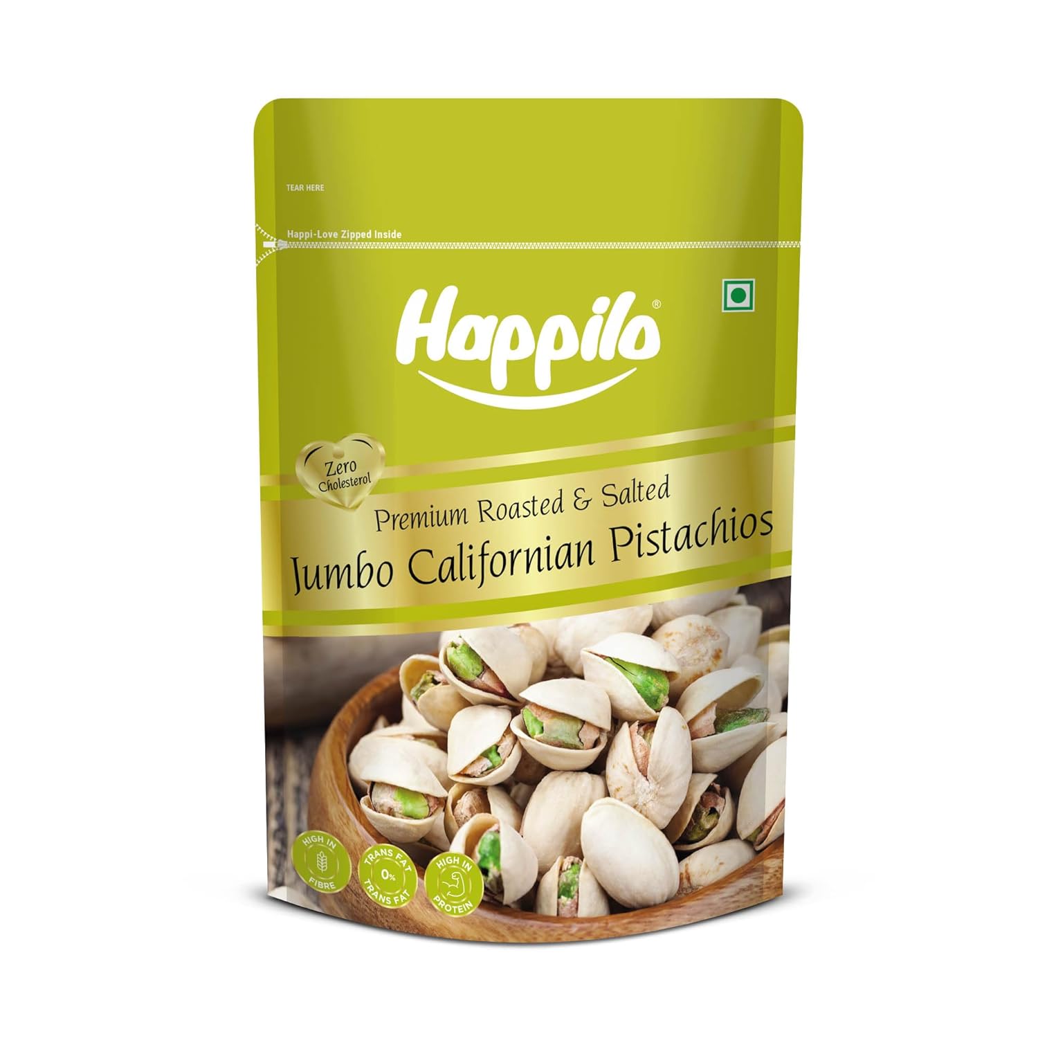 Happilo Premium California Roasted & Salted Pistachios 200g